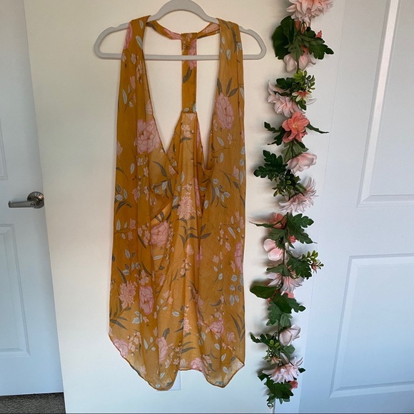 🔮 Scarf, Vest, Bathing Suit Cover Up floral - Picture 3 of 7